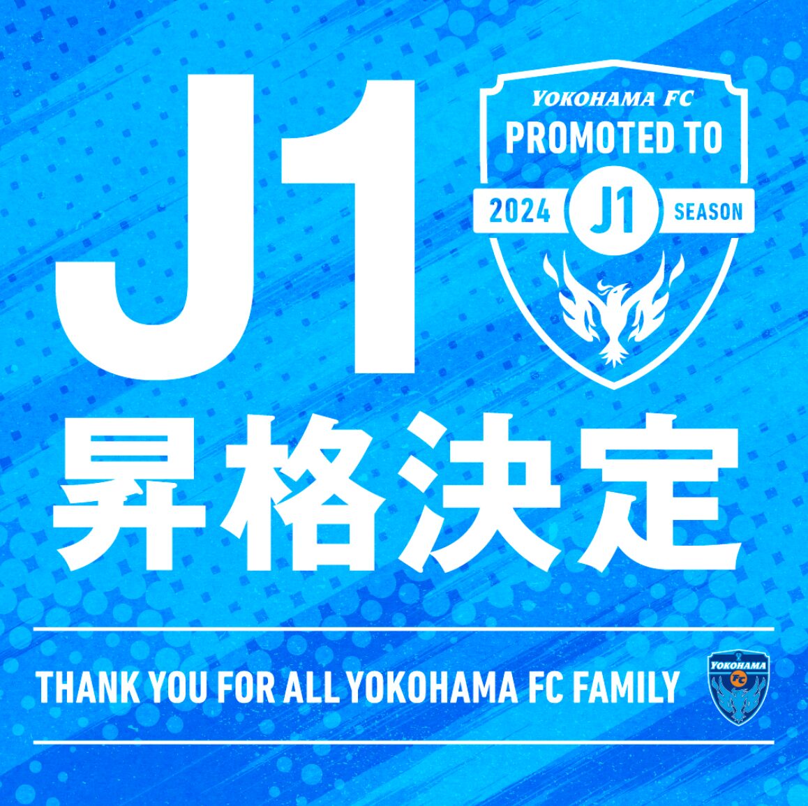 横浜FC【J1昇格決定!】